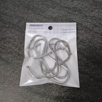 MRAYDECO Stainless Steel S-Shaped Hooks, Heavy-Duty Metal Utility Hooks for Kitchen, Bathroom, and Closet Organization